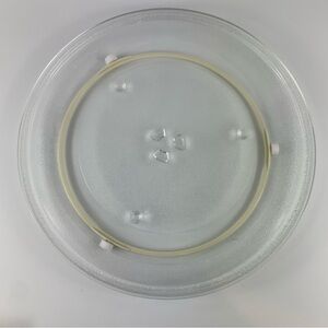 OEM Panasonic Microwave Glass Turntable & Wheeled Support 13 1/2" F06014T00AP